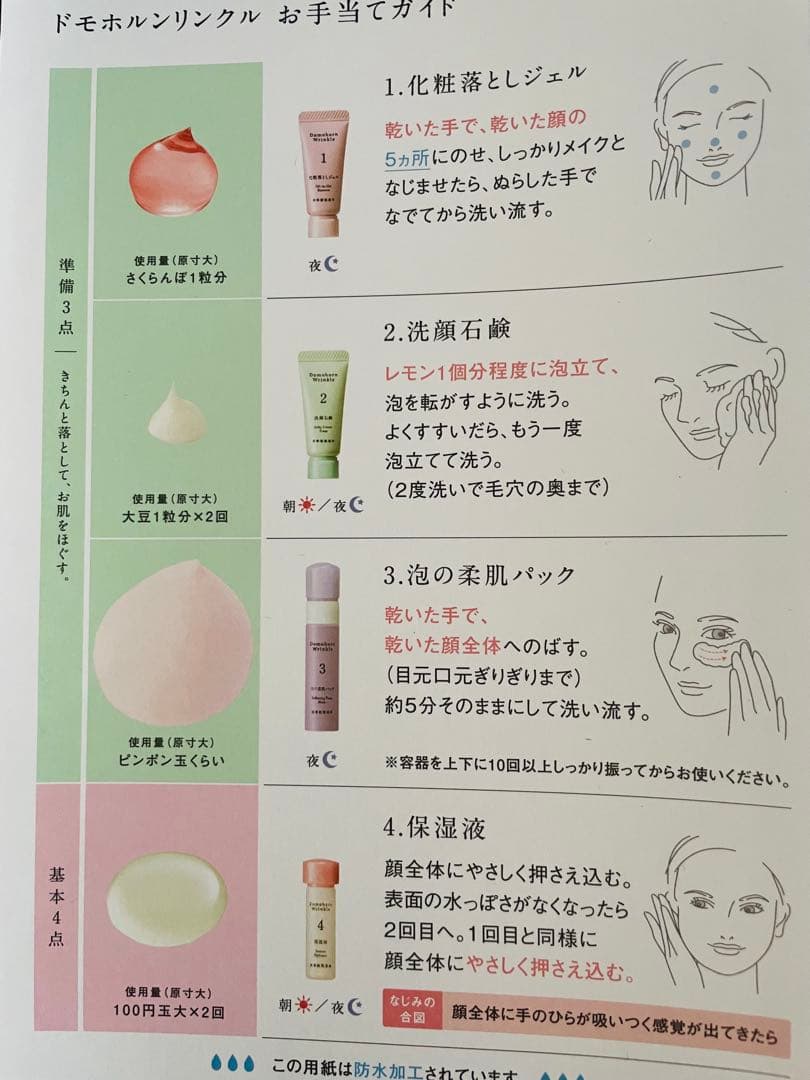 るみドモホルンリンクル　保湿液　クリーム20