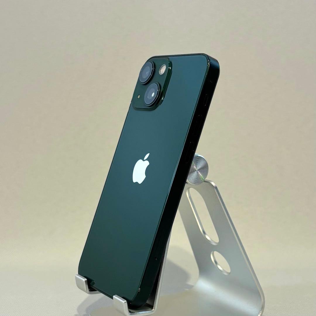 『新品バッテリー』iPhone 13 mini 256GB グリーン　動作良好