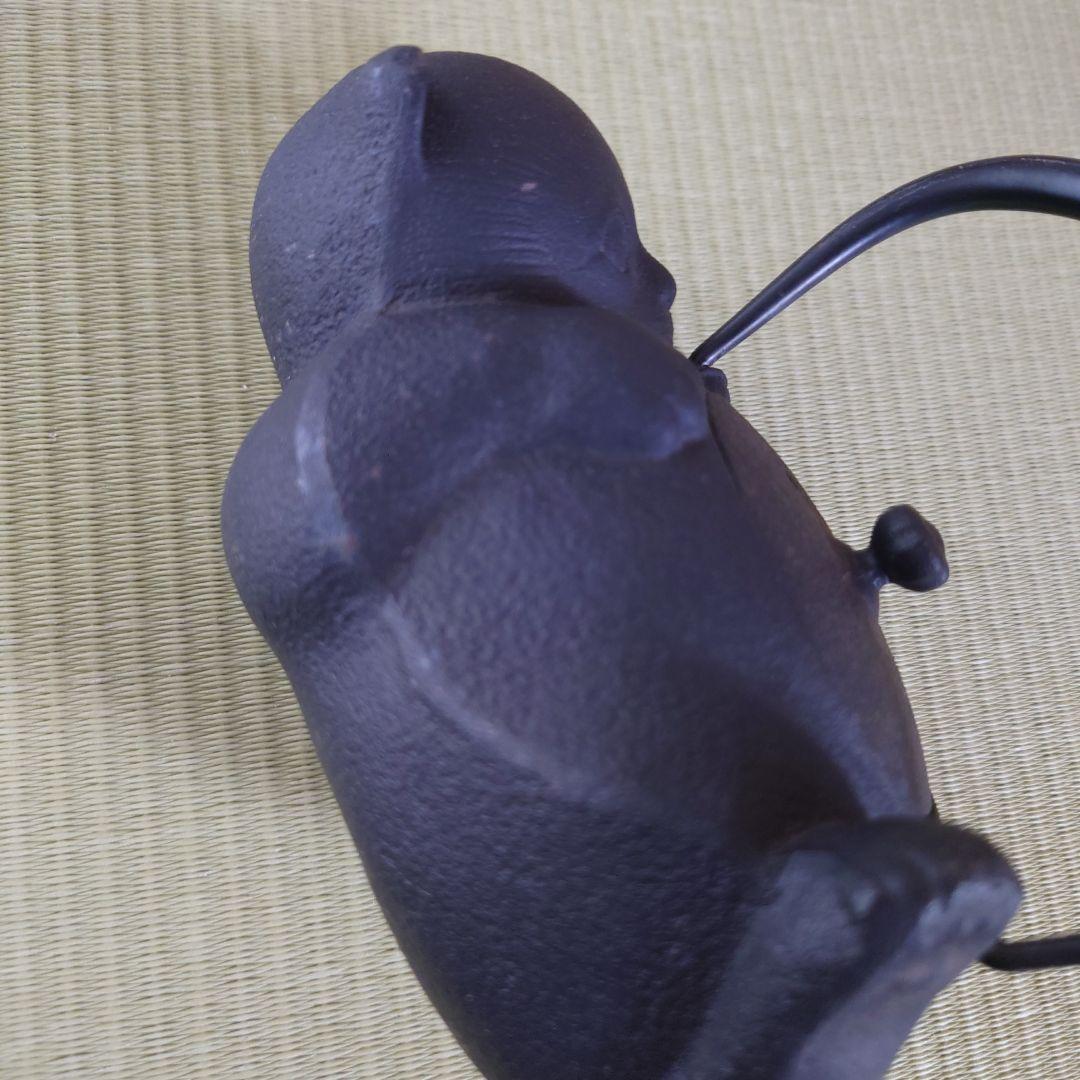 鉄瓶　猫型　ねこ