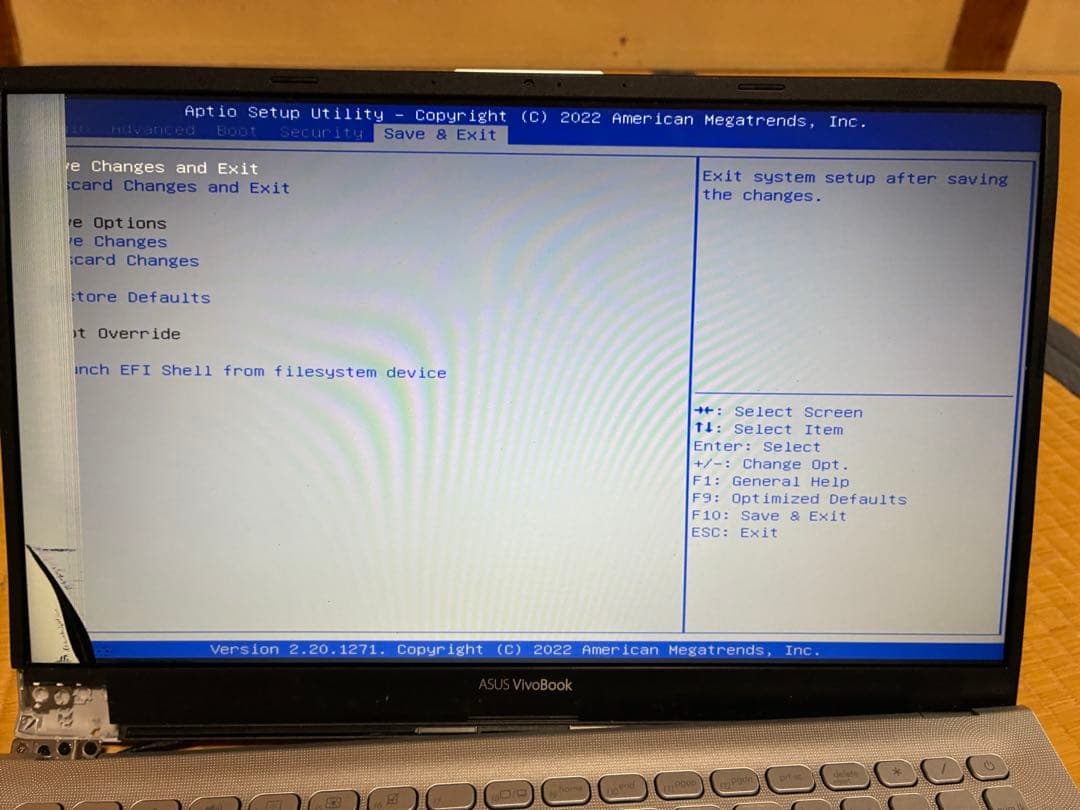 asus vivobook X512J 完全ジャンク品　ヒンジ破損　液晶割れ