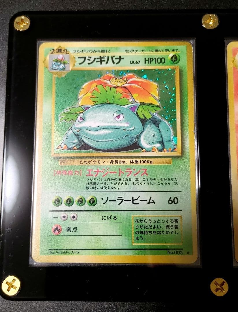 【爆アドオークション】 旧裏 フシギバナ リザードン カメックス 3枚セット