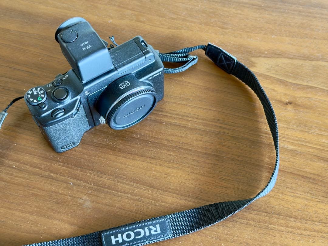 RICOH GXRボディ+MOUNT A12Mマウント+VF-2ファインダ