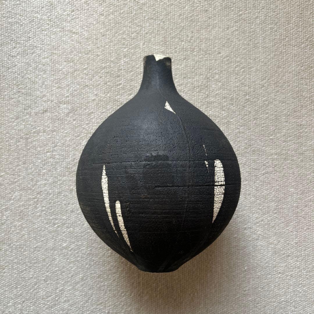 野口寛斎 Jomon Yakishime 花器 壺