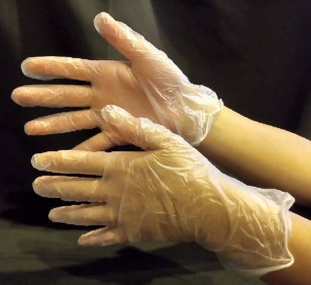プラスチックグローブ NPVグローブPLUS Mサイズ200枚入20箱