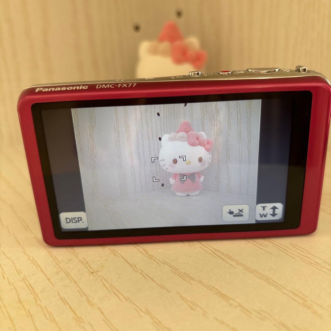 パナソニック　Panasonic LUMIX DMC-FX77 ピンク コンデジ