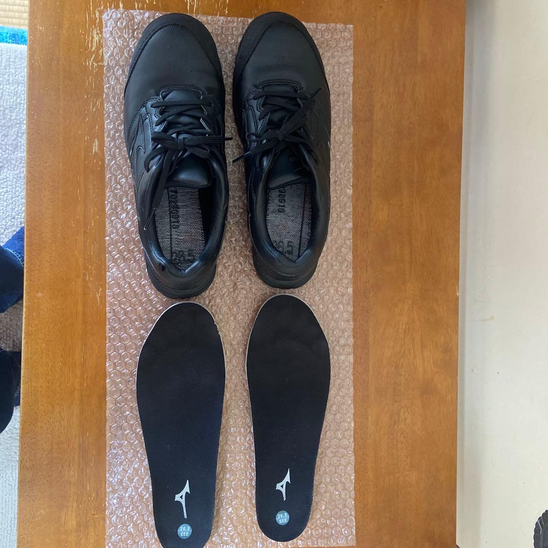 Mizuno ミズノ 黒ブラック 安全靴 26.5 3E