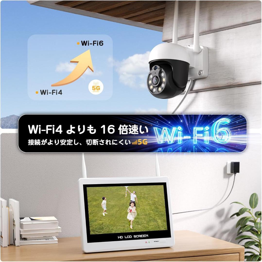 500万画素・360° 追尾機能搭載・2TB HDD内蔵 防犯カメラ