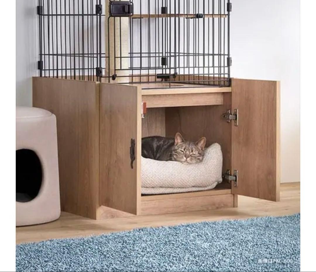 【引き取り限定】隠れ家キャットランドケージ ワイド 3段 PKC-800
