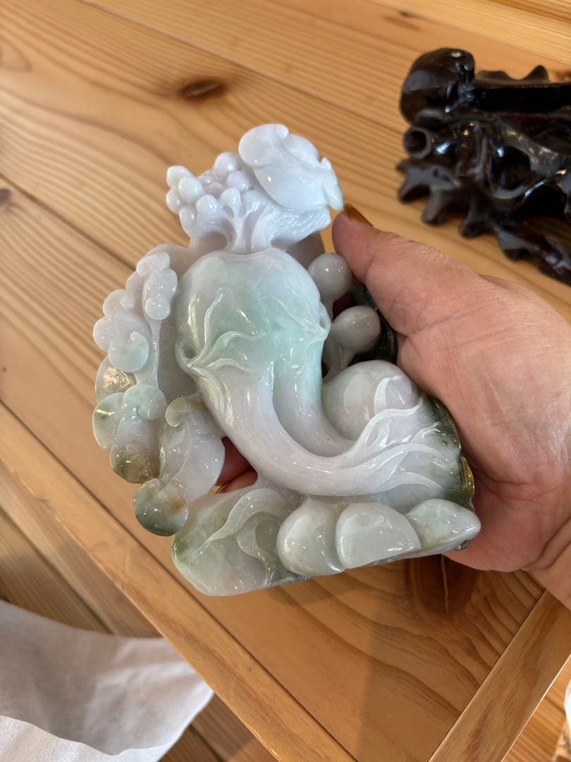 翡翠　置物