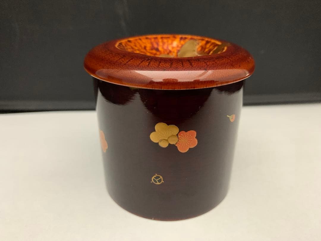 松梅竹張 金輪寺　泰園　棗　茶道具　共箱