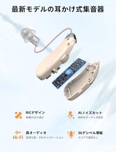 【2025年革新型正規品・簡単操作 】Bigprot 充電式集音器 軽量設計で快