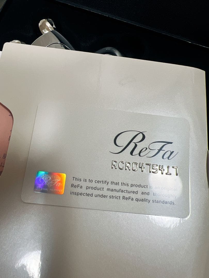 【未使用品】ReFa CAXA RAY シルバー 美顔ローラー