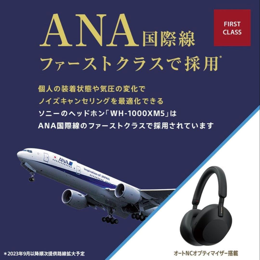 SONY WH-1000XM5 ブラック　ヘッドホン　2025年7月購入