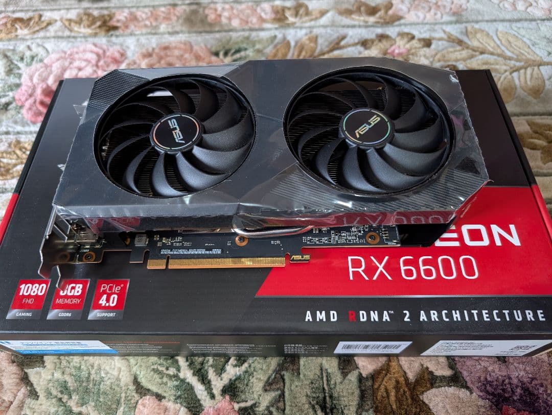 ASUS Radeon RX 6600 8GB グラフィックボード