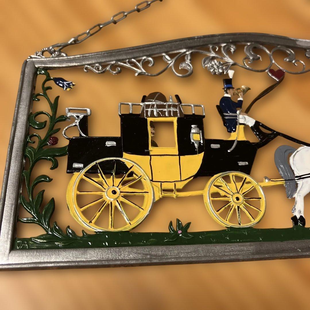 ドイツ　Wilhelm Schweizer社製　 錫（すず）飾り　馬車