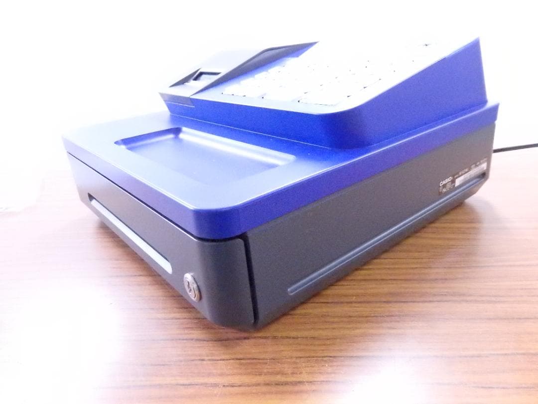4040 希少青 カシオ SE-G2-BU レジスター　適格簡易請求書 4部門