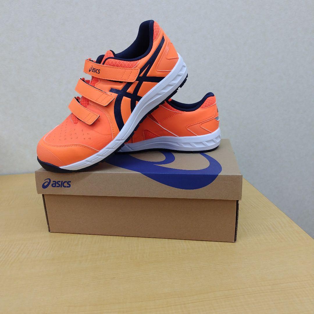 ASICS CP12.800 安全靴 27.5cm オレンジ