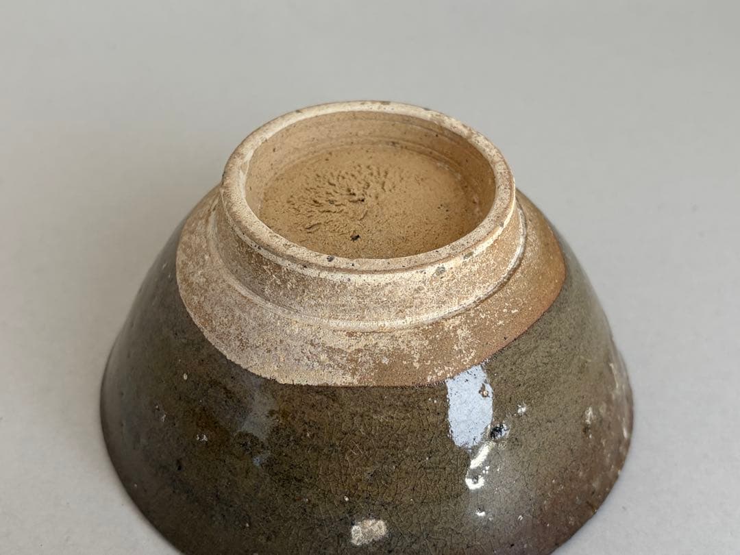 18世紀 壺屋焼 飴釉碗 マカイ 茶碗 琉球 湧田焼 古陶 骨董 古美術 茶道具