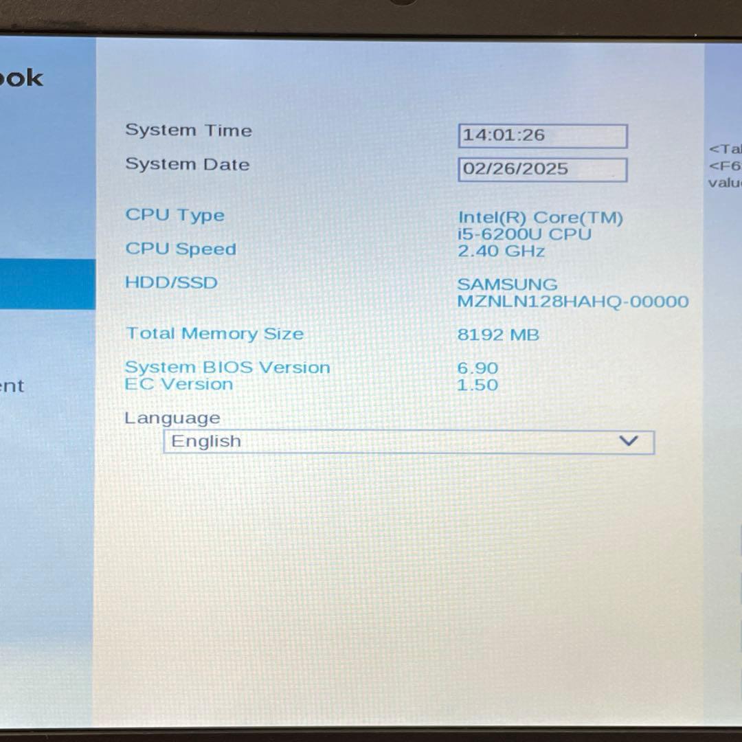 Windowsノート本体 Dynabook R63/F Corei5-6200U SSD128GB