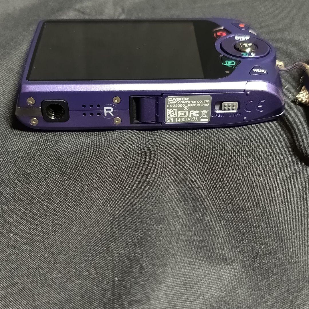 CASIO EXILIM EX-Z2000 パープル 本体バッテリーのみ 動作品