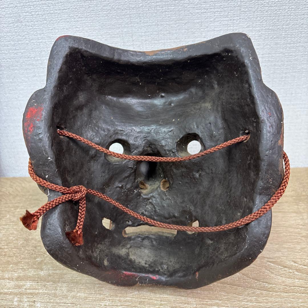 神楽面 天狗　飾り面 伝統的　昭和レト　鬼　ビンテージ