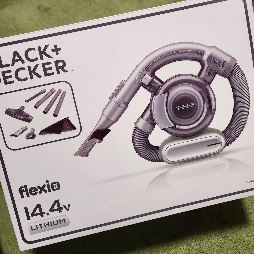 新品♥BLACK＋DECKERハンディクリーナーflexiⅡ シルバー