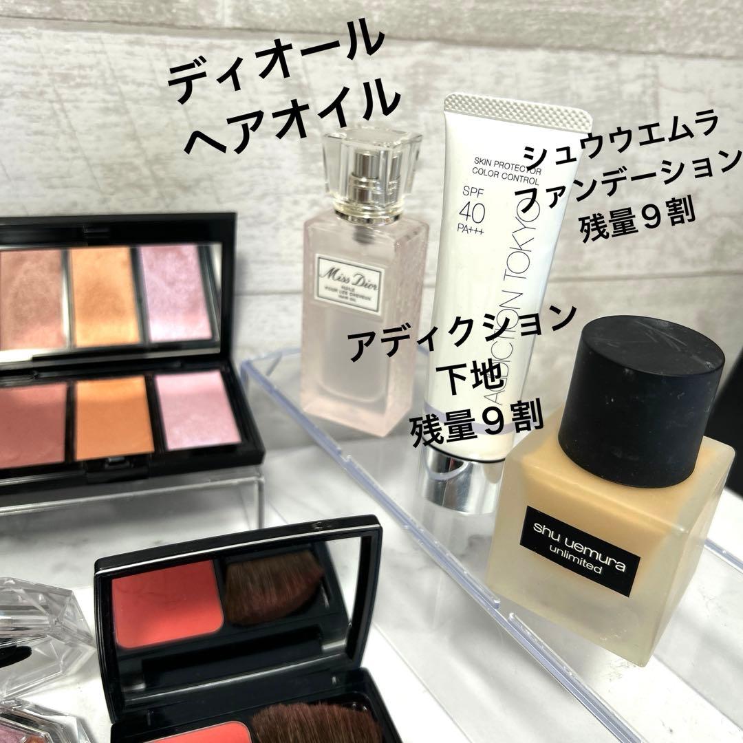 美品　コスメまとめ　デパコス　DIOR CHANEL 未使用品　残量多 化粧品