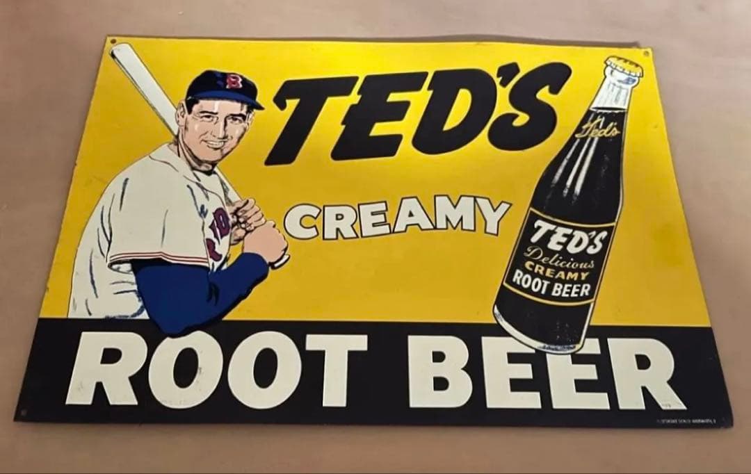 アンティーク　ROOT BEER ルートビア　看板　アメリカ　昭和レトロ　テッド