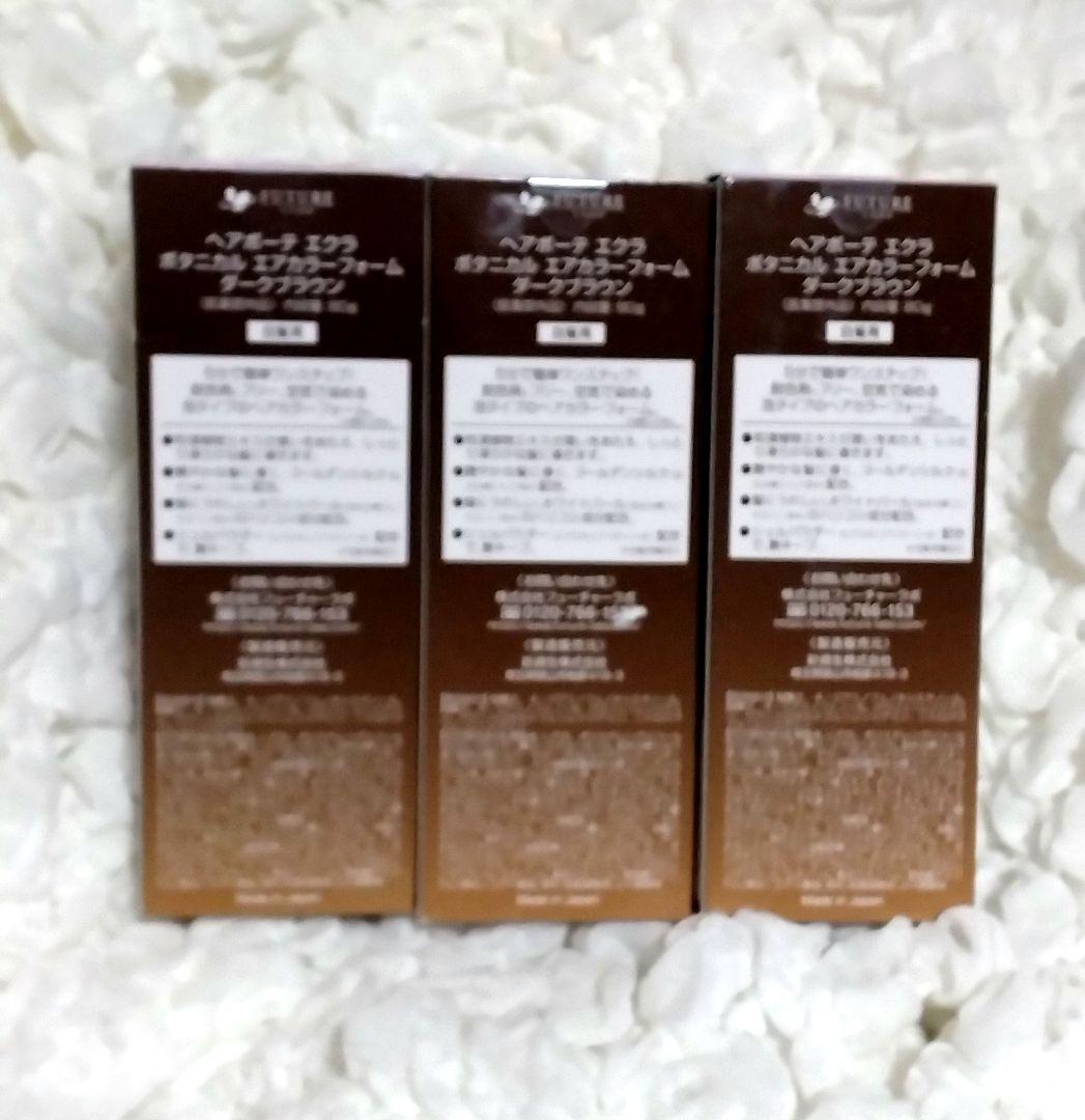 新品　ÉCLAT ヘアボーテエクラ ダークブラウン 　80g✕3個セット