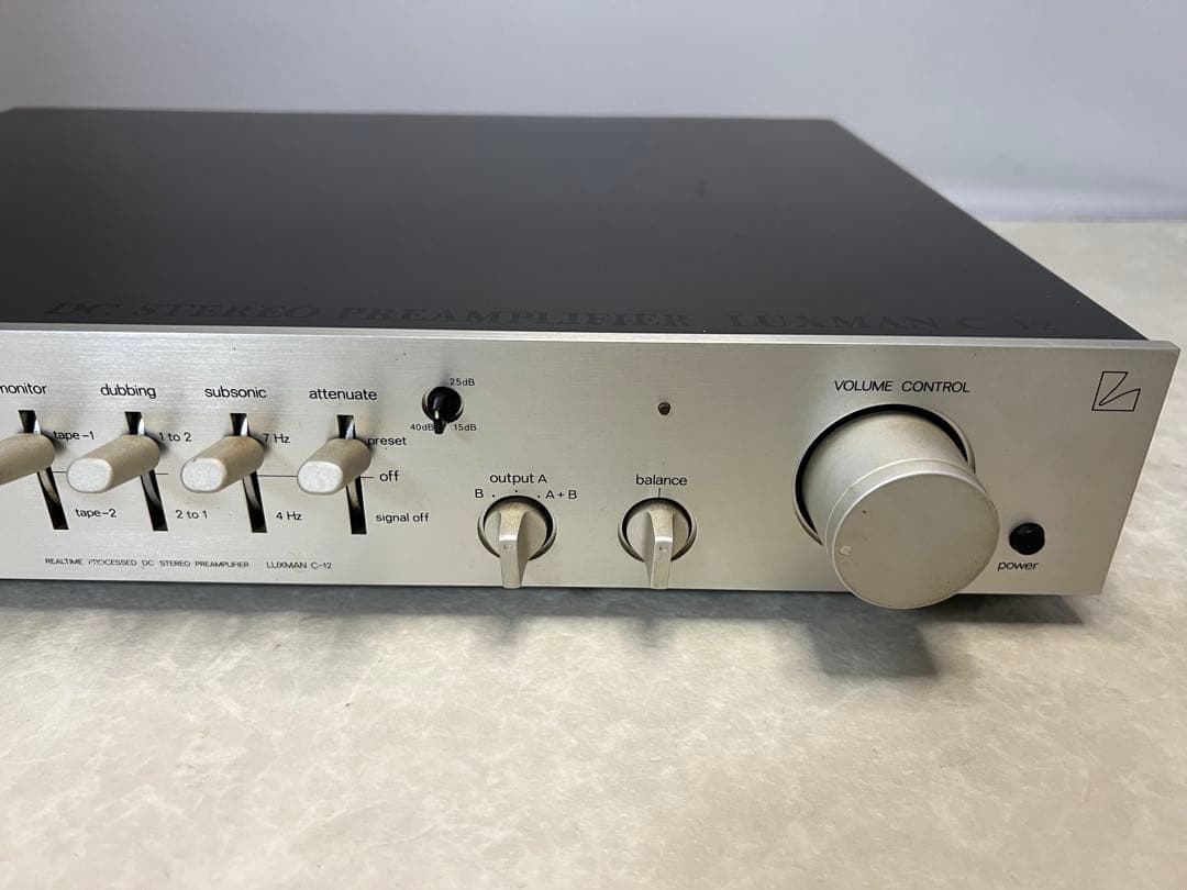 LUXMAN C-12 プリアンプ ラックスマン ジャンク品