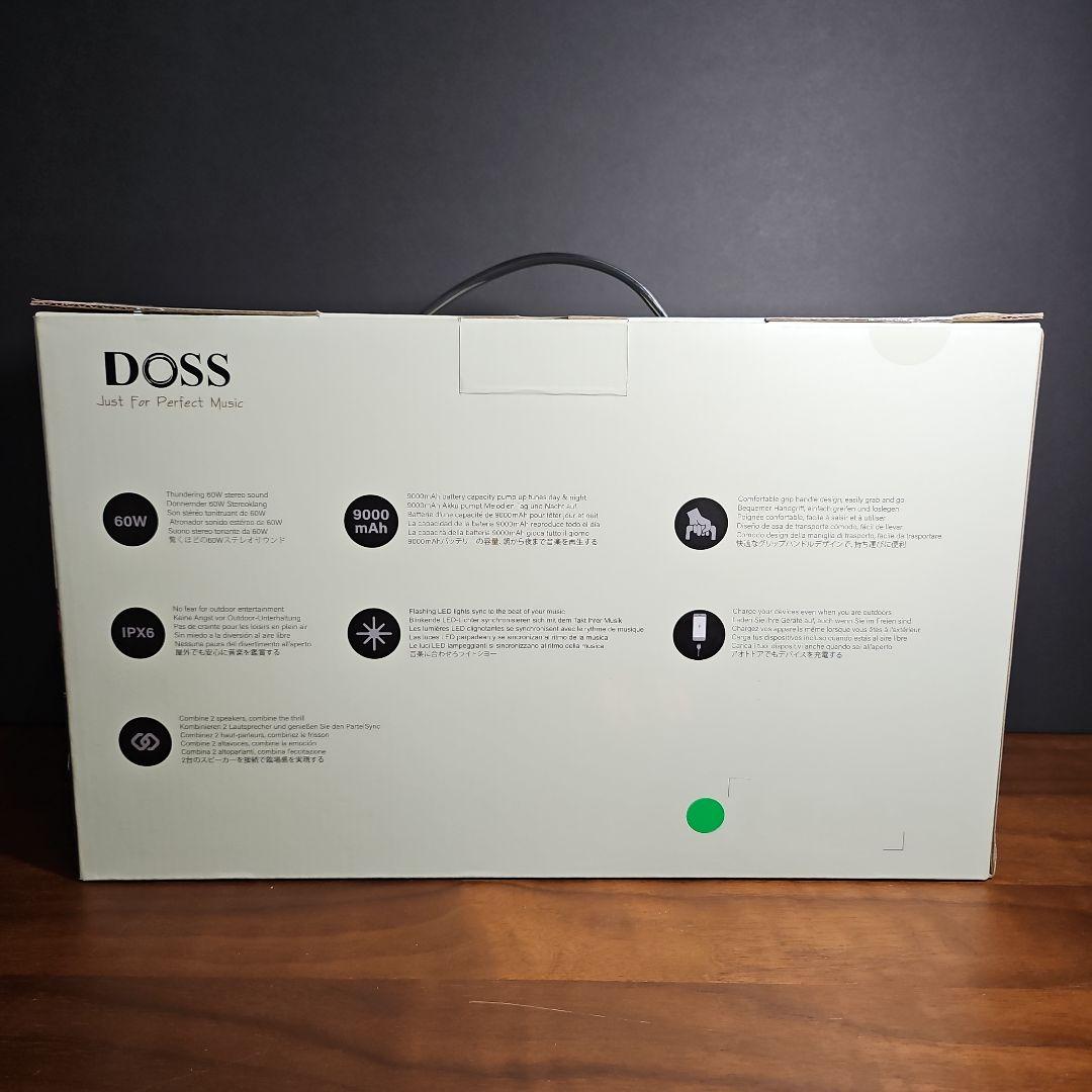 DOSS Extreme Boom S Bluetoothスピーカー グリーン