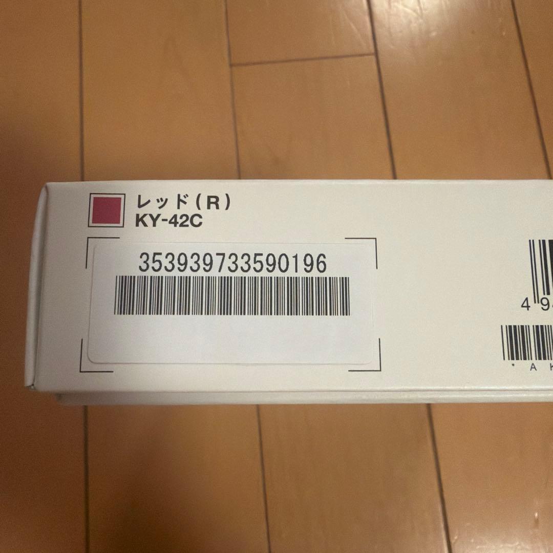 未使用品 ky-42C 赤 ガラホ ドコモオンラインショップ在庫無し