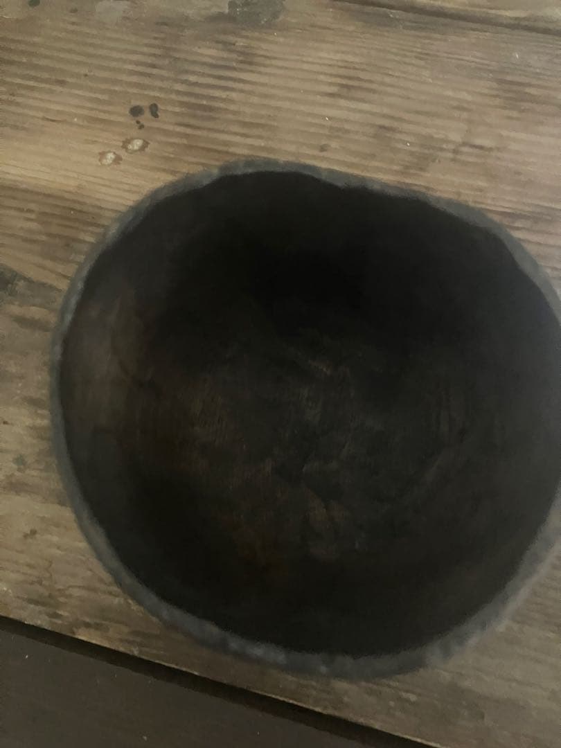黒色木製椀 矢野義憲　bowl