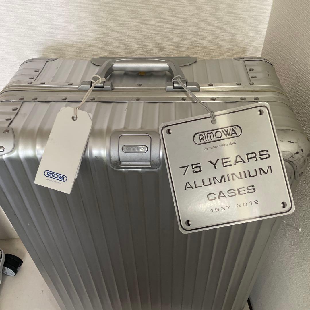 タグ付 青ロゴ RIMOWA トパーズ 82L チェックインL ドイツ製