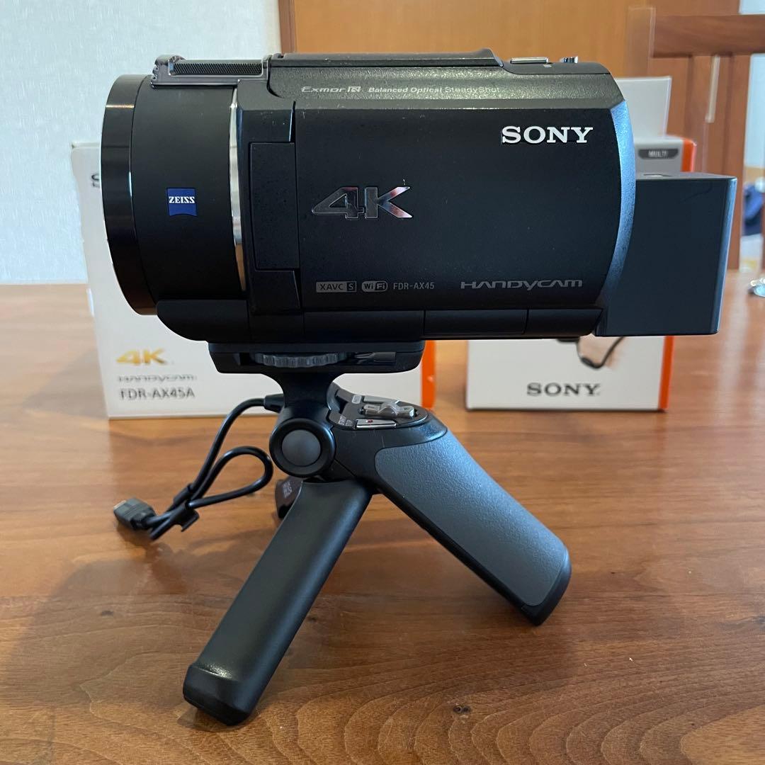 SONY FDR-AX45A、GP-VPT1、SDカード(128GB)セット