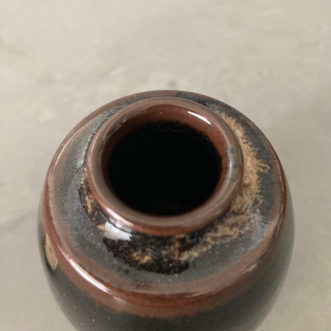 茶道具 桶谷定一 肩衝茶入 仕覆 共箱