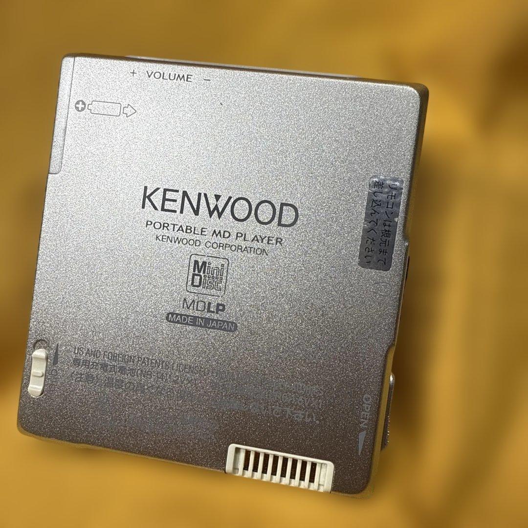 美品【完動品】 KENWOOD MDプレーヤー DMC-T55 シルバー動作良好