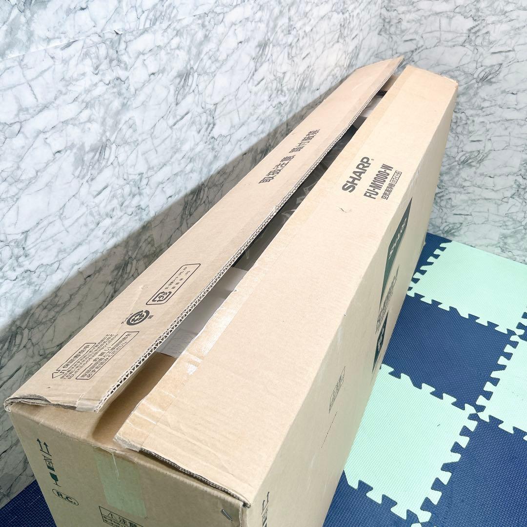 【未使用品】シャープ 空気清浄機 プラズマクラスター FU-M1000-W