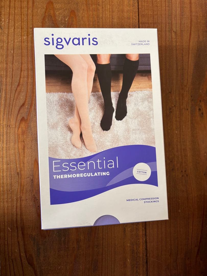 新品！医療用弾性ストッキングS sigvaris cotton⑥爪先あり