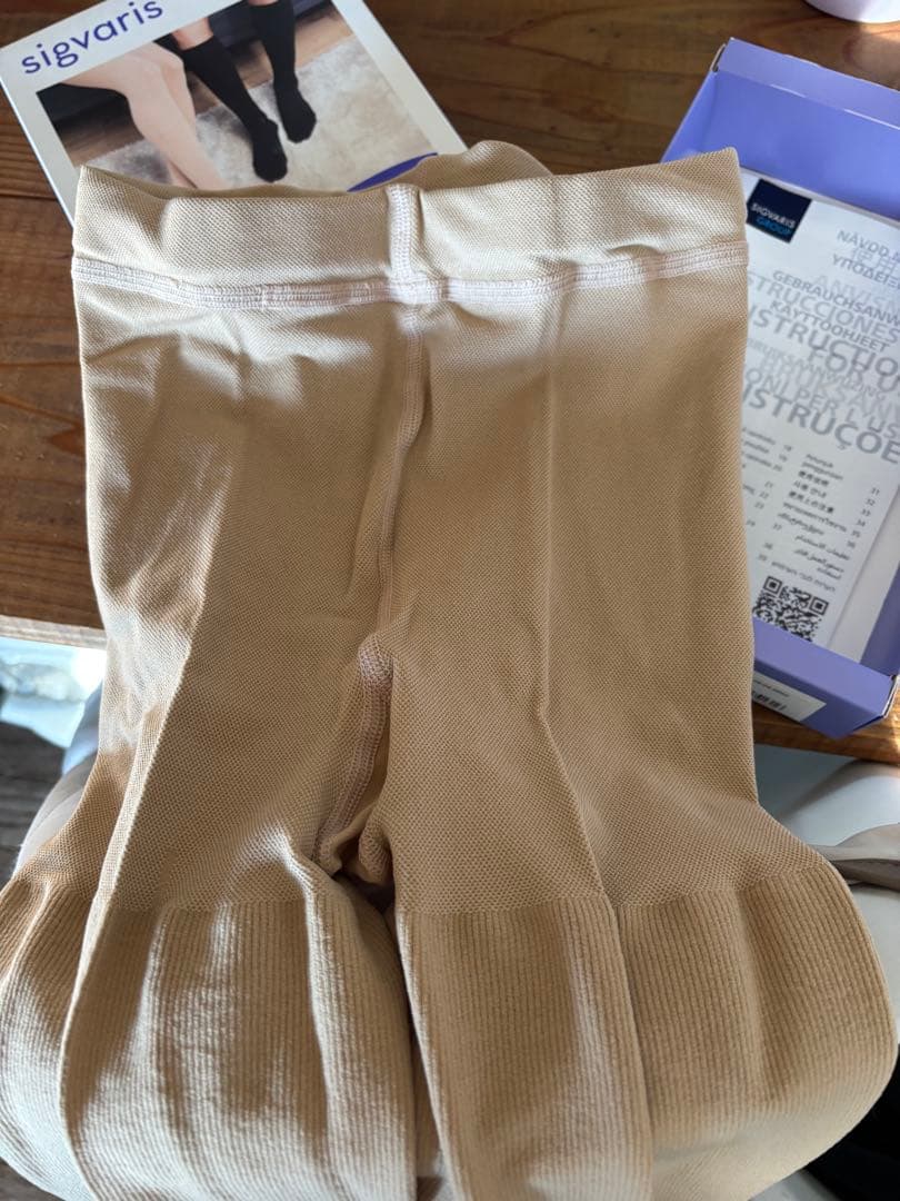 新品！医療用弾性ストッキングS sigvaris cotton⑥爪先あり