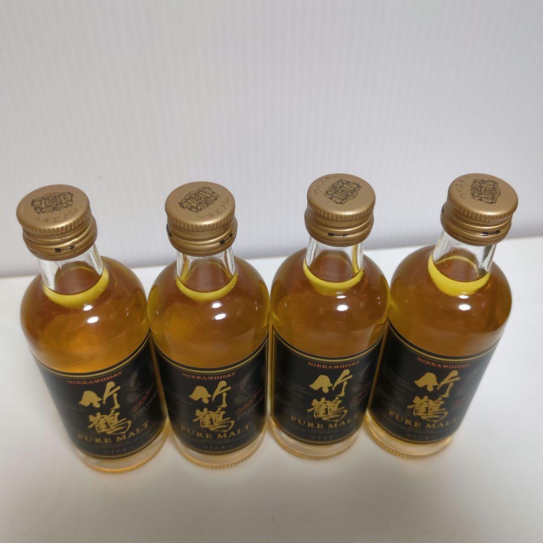 m*1様 ニッカ　ウイスキー　竹鶴　旧ボトル　ミニボトル　50ml ４本セット