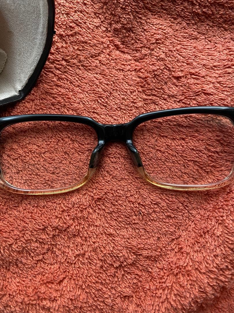 DITA メガネEdinburghツートンメガネ極太セル高級老眼鏡0.5弱老眼