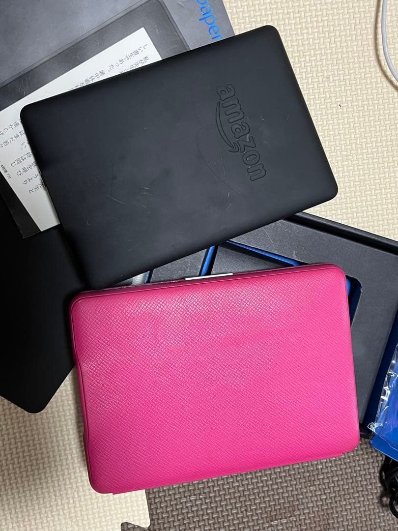 Kindle Paperwhite 本体 ピンクカバー付き 7世代 広告なし