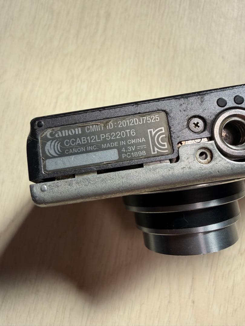 ジャンクCanon powershot A3500isコンパクトデジタルカメラ