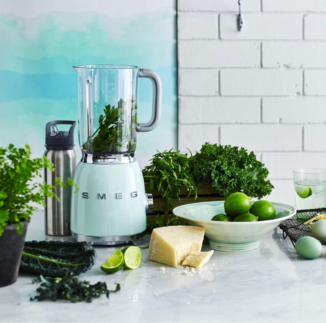 【日本正規品】SMEG スメッグ ブレンダー ミキサー (パステルグリーン)