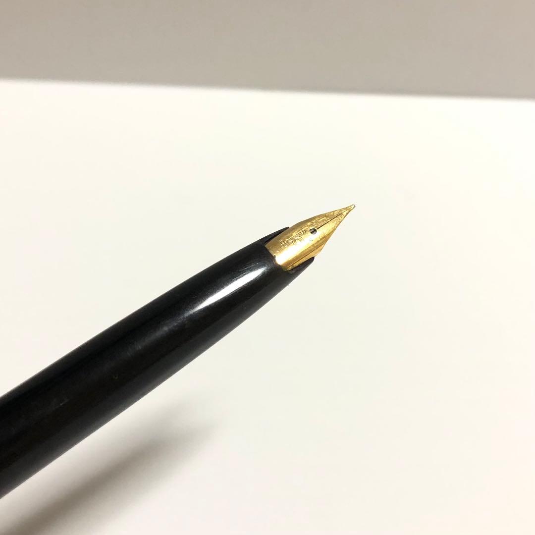 プラチナ万年筆 PLATINUM 中字 18K K18 純金 アンティーク