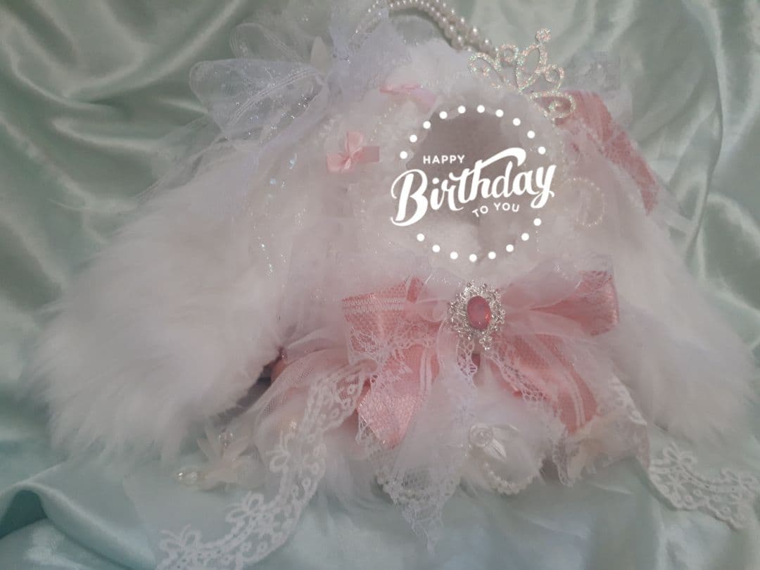 オーダーページぬい服　ドレス　うさみみ　おすわり　着ぐるみ　16センチ　にじぬい