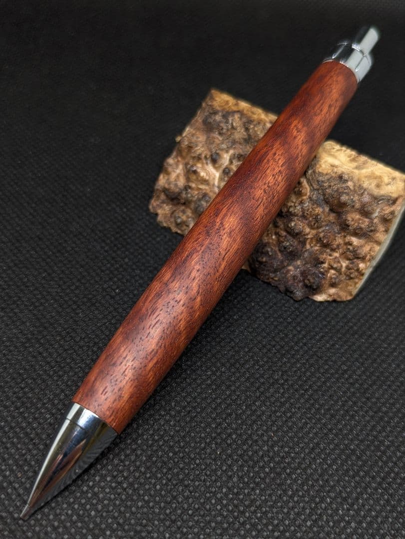 特上杢 花梨虎杢 シャーペン0.5mm 工房楔監修 加藤金属
