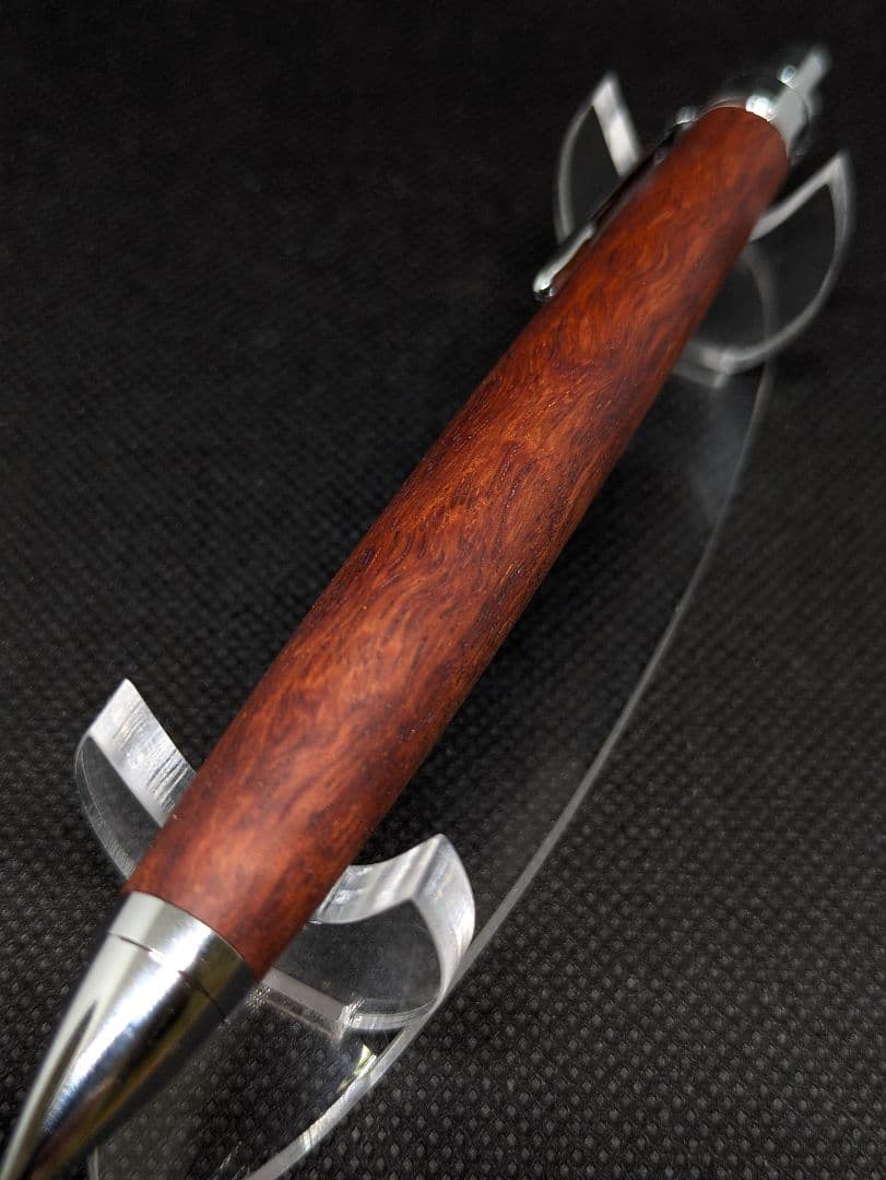 特上杢 花梨虎杢 シャーペン0.5mm 工房楔監修 加藤金属