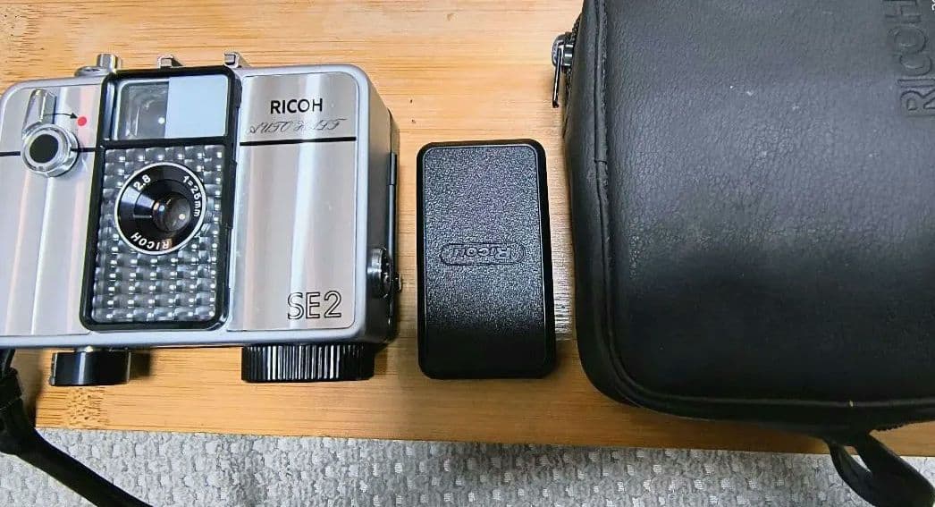 【動作確認済】RICOH AUTO HALF SE2 ジャンク ゼンマイ巻上げO